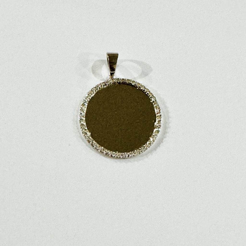 Real Diamond Memory Pendant, Unisex Keepsake Memorial Jewelry, Gift For Him/Her